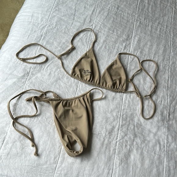 Belle the label triangle top M & Ajla The label Bella Bikini bottom Mosaico S - Picture 7 of 11